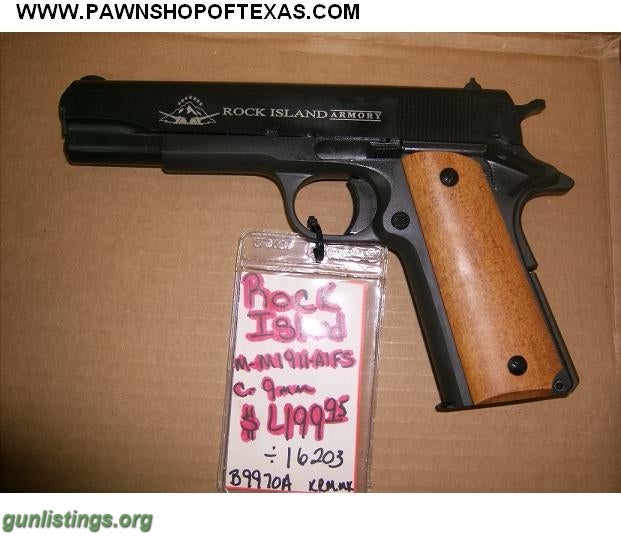 Pistols ROCK ISLAND 1911 9MM