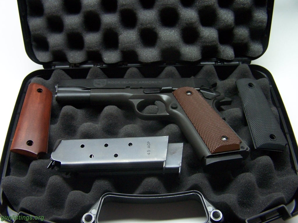 Pistols Rock Island Armory 1911 GI In 45 ACP