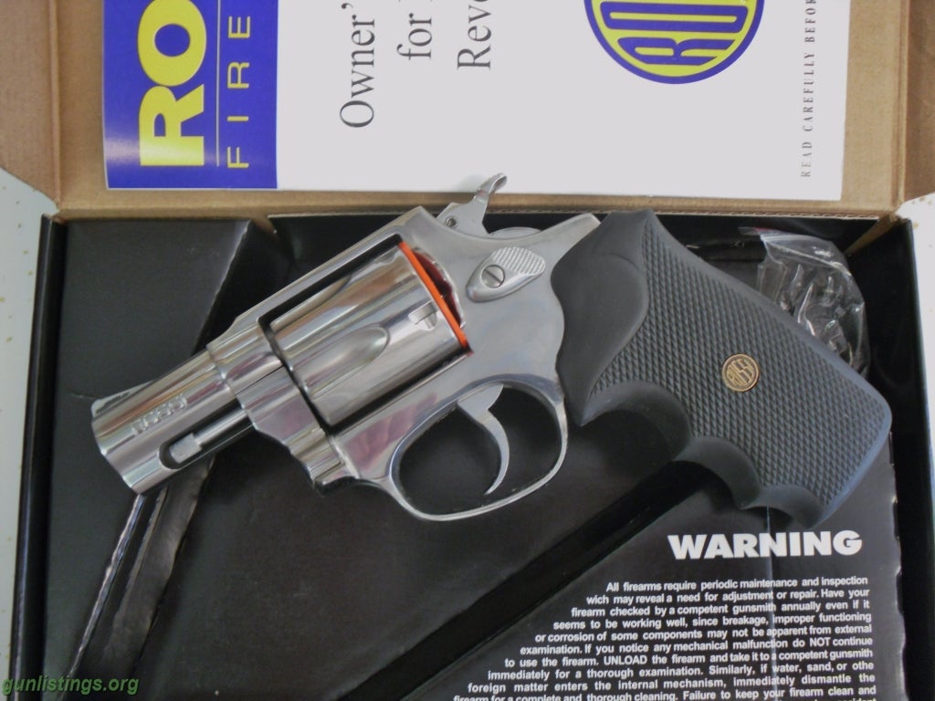 Pistols Rossi MODEL R35202 .38 SPL, + P, 5-SHOT, Stainless, NEW