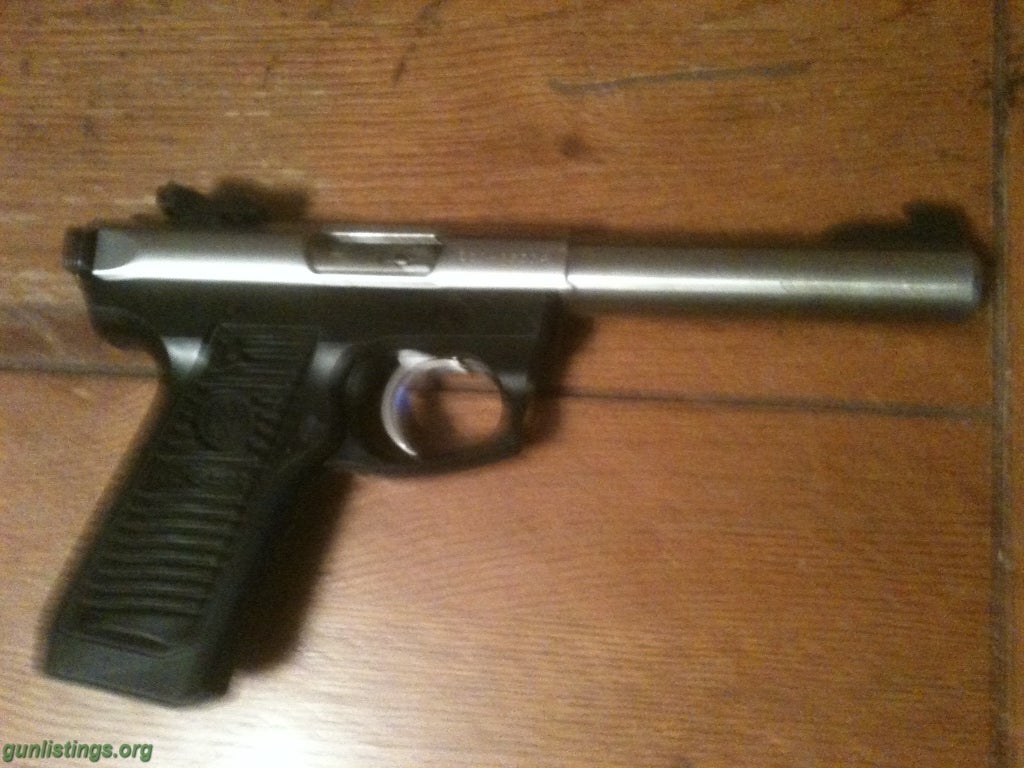 Pistols Ruger 22/45 Stainless Bull Barrel