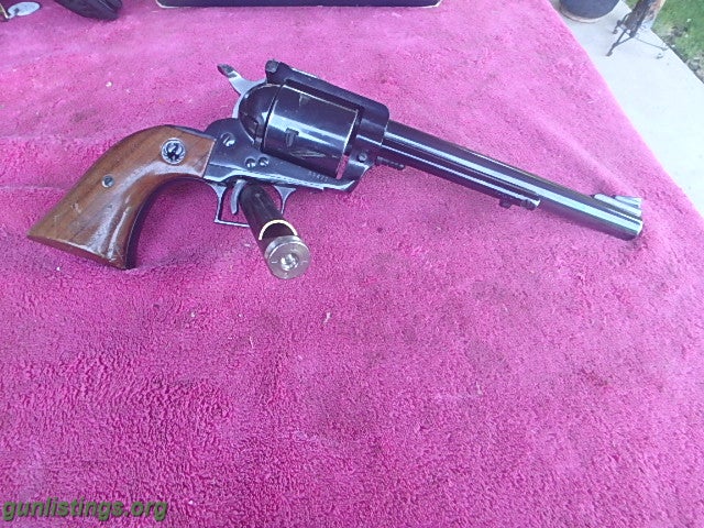 Pistols Ruger 3 Screw Super Blacvk Hawk In A 44 Magnum