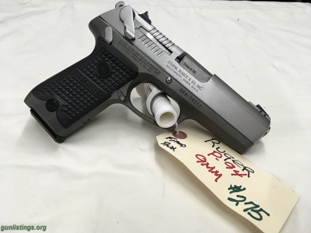 Pistols Ruger 9mm Stainless