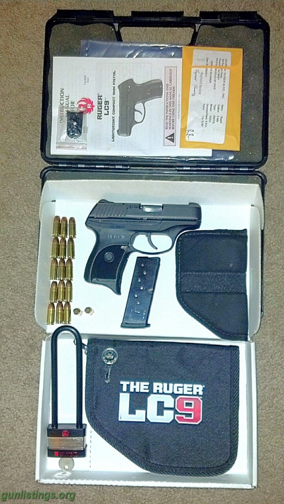 Pistols Ruger LC9 + Accessories