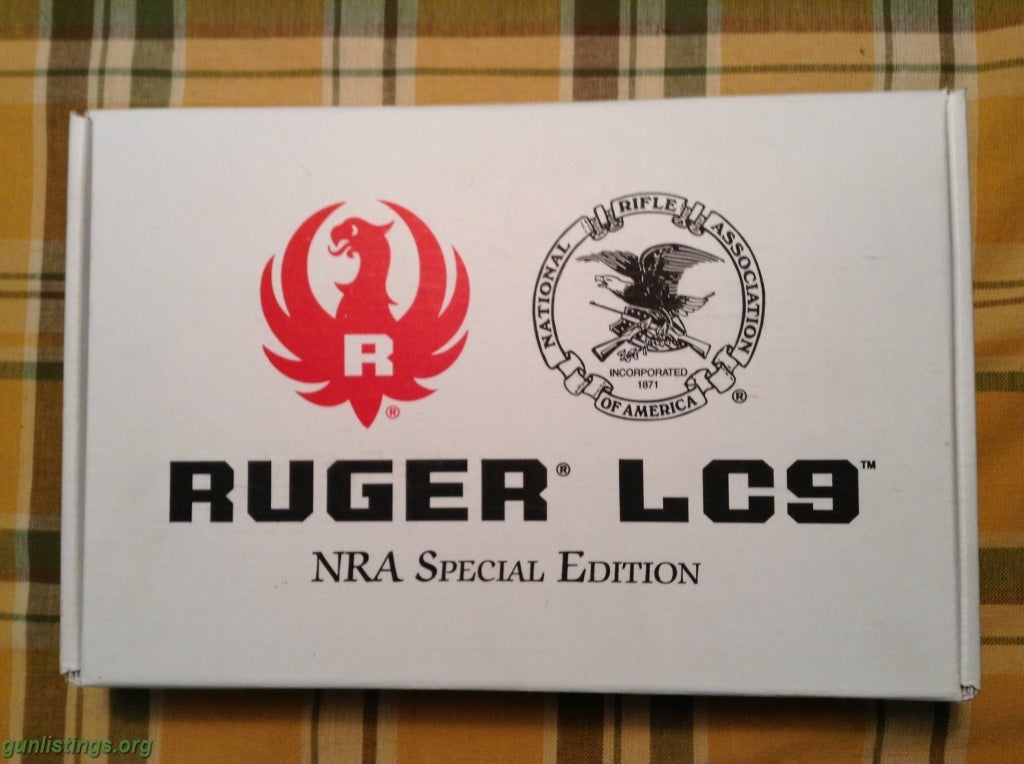 Pistols NIB Ruger LC9 NRA Special Edition, Holster Included