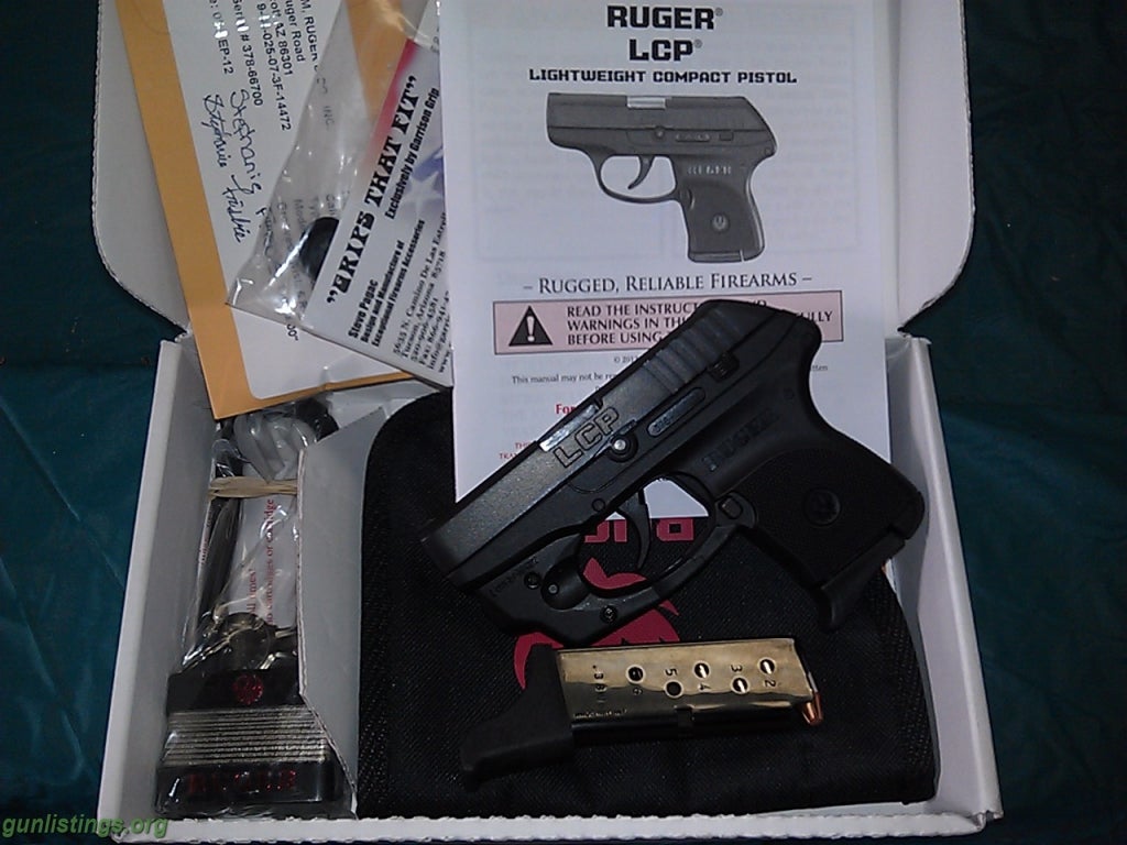 Pistols RUGER LCP   LaserMax Model