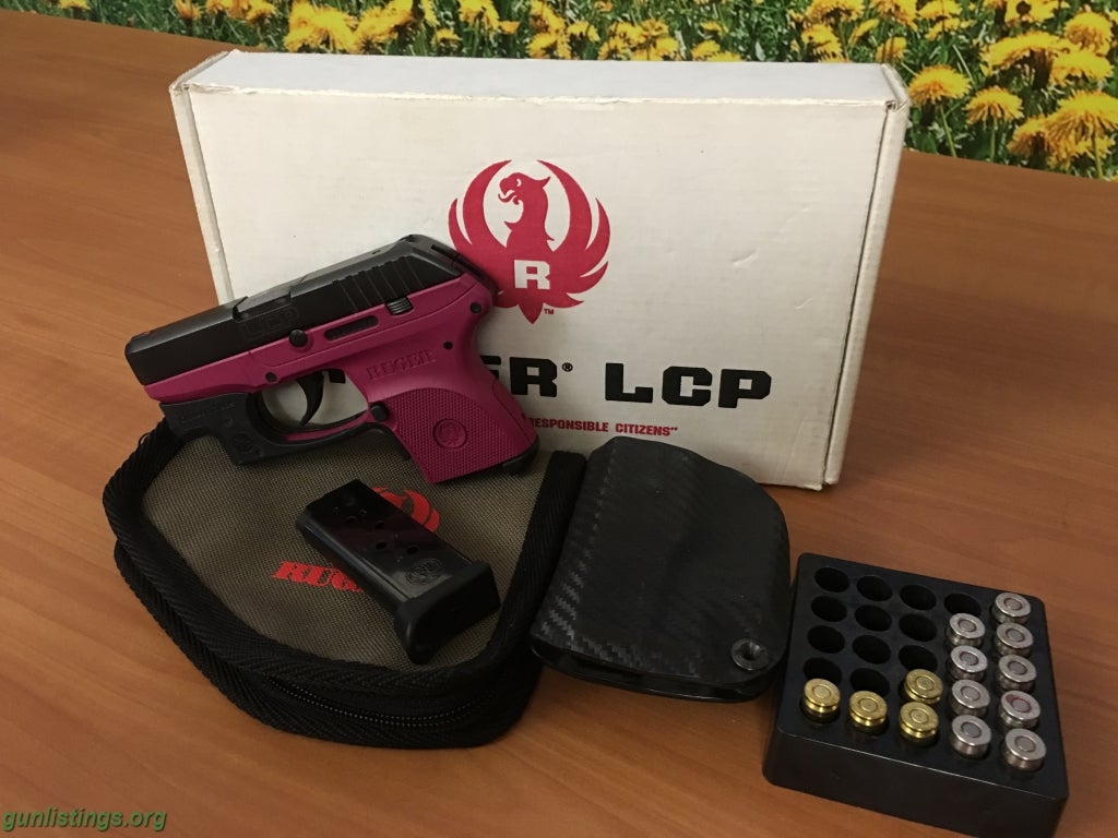 Pistols Ruger LCP With Crimson Trace Laser