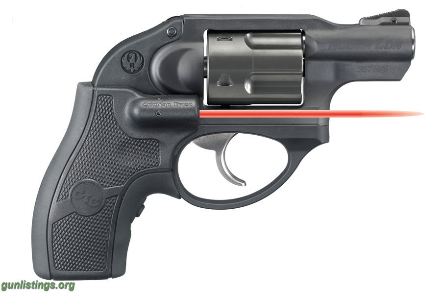 Pistols Ruger LCR .357 With Crimson Trace