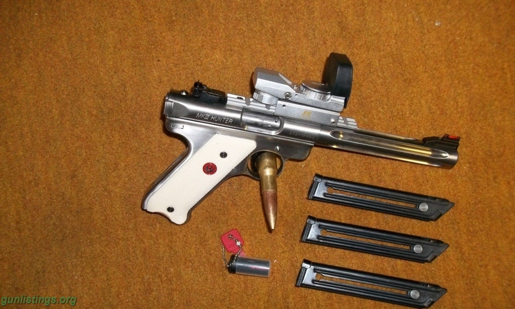 Pistols Ruger Mark Lll Hunter 22 LR