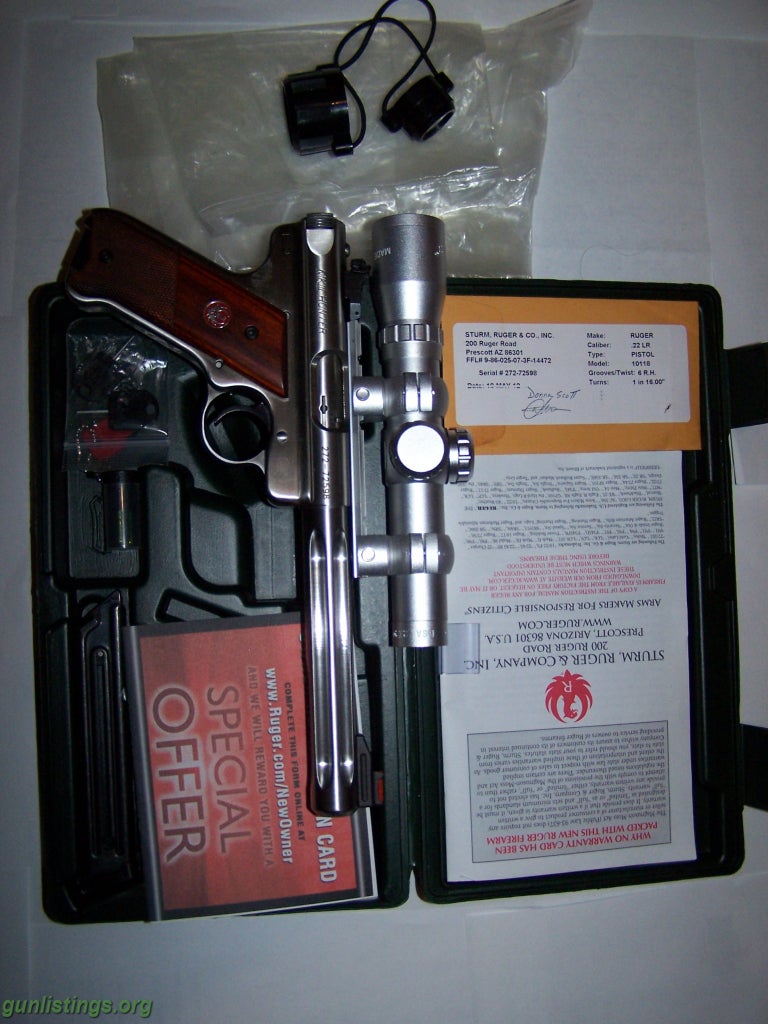 Pistols Ruger MK111 SS 22LR