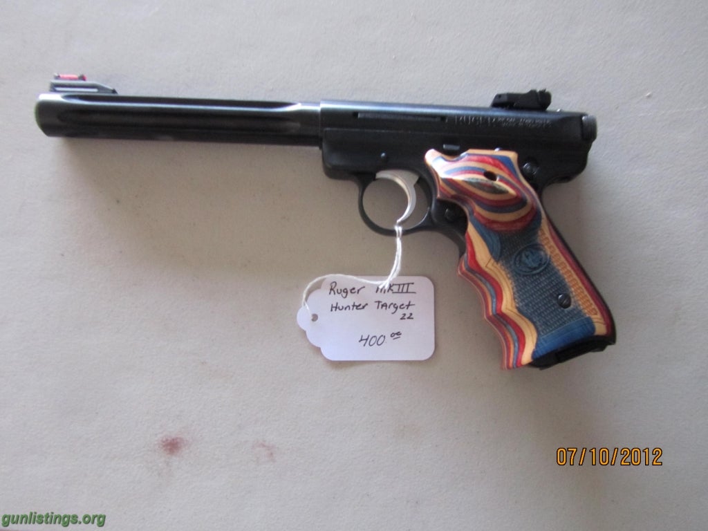 Pistols RUGER MK3 HUNTER TARGET