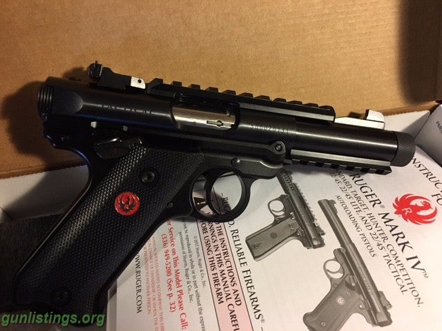 Pistols Ruger MkIV Tactical