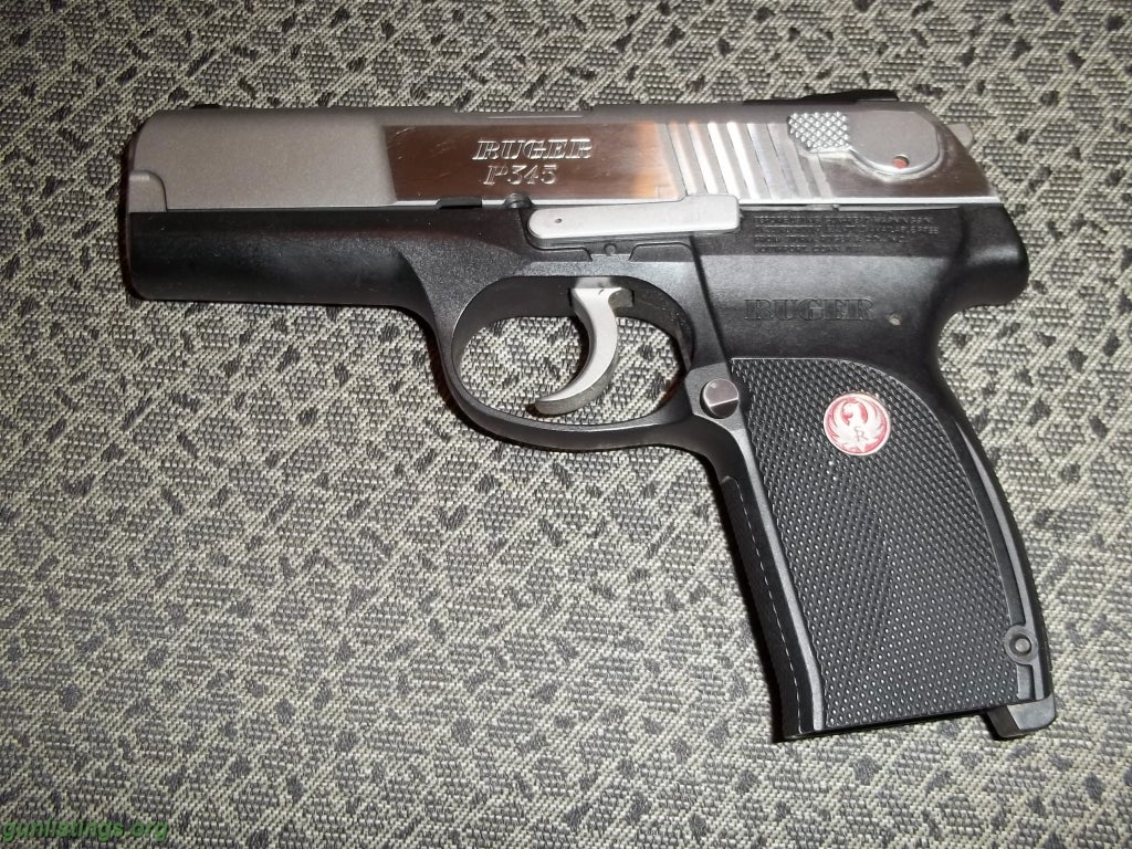 Pistols Ruger P345 Ss W/5 Mags