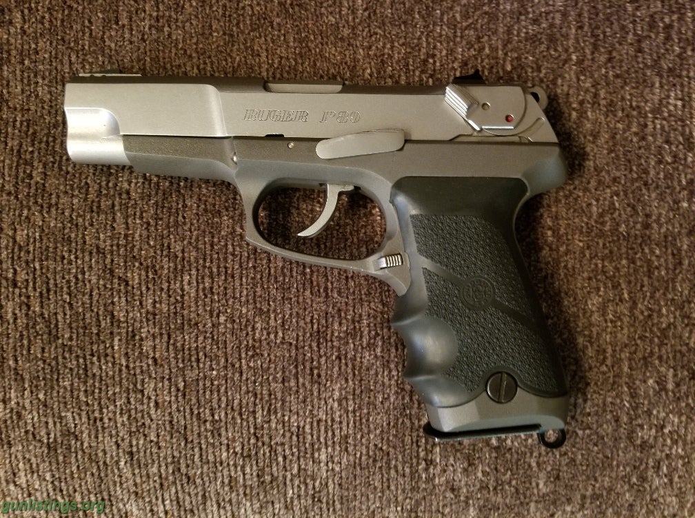 Pistols Ruger P89 .9mm Stainless