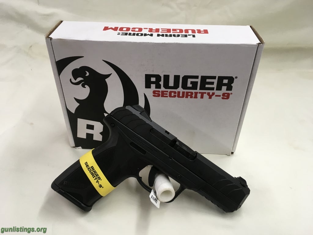 Pistols RUGER SECURITY 9. With Laser