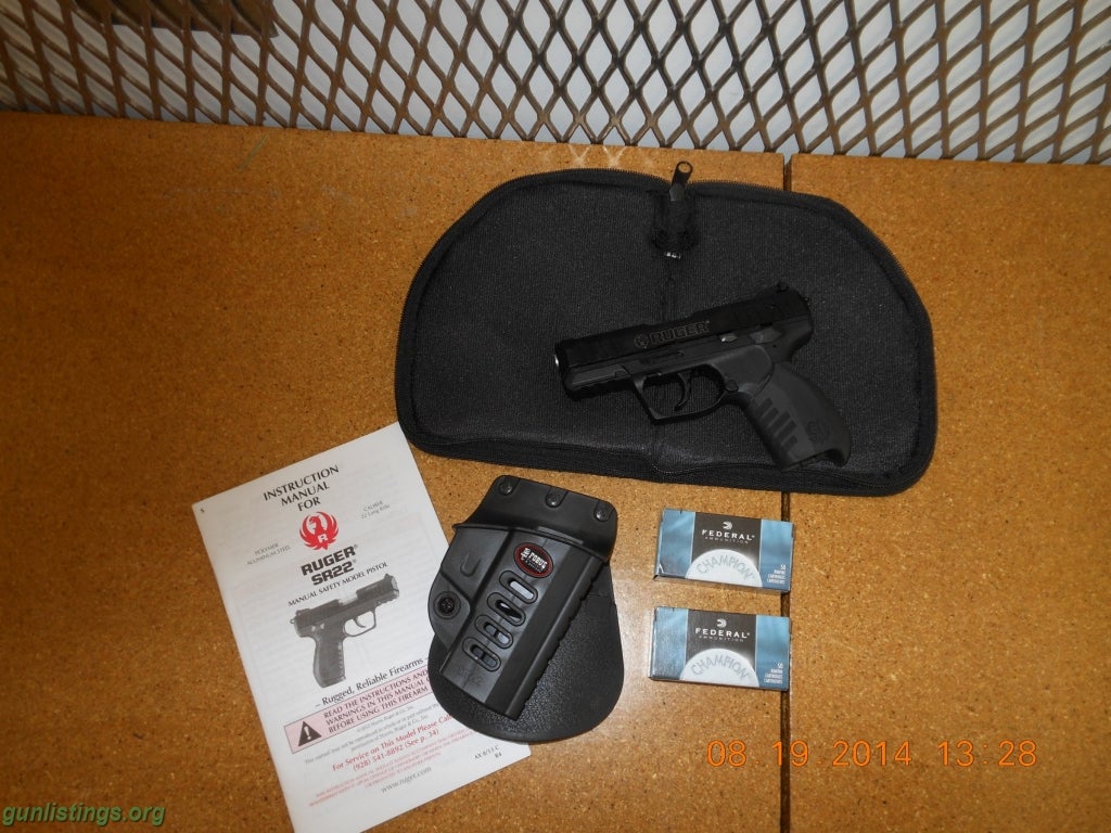 Pistols Ruger SR22 Semi-auto Handgun