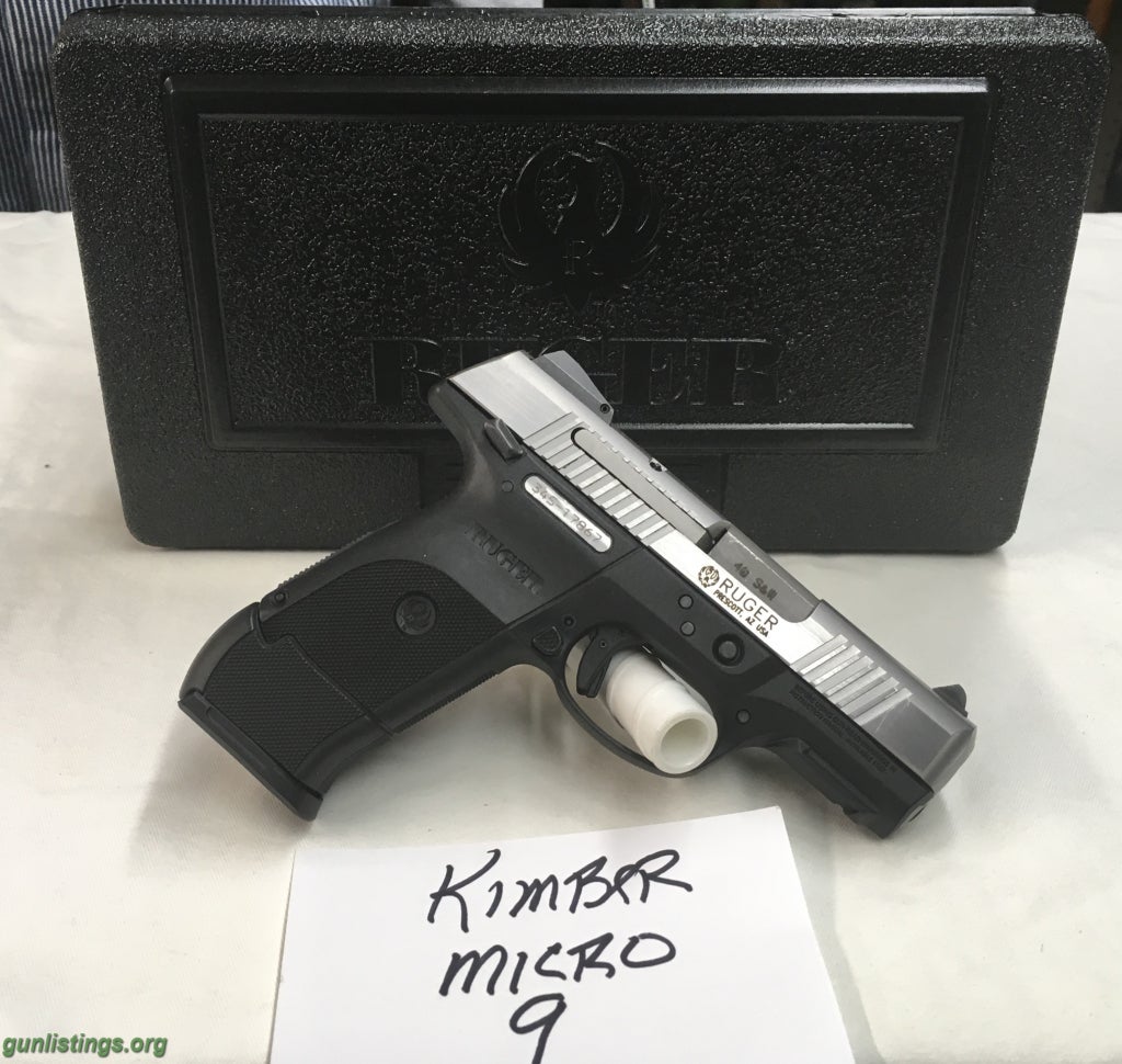 Pistols RUGER SR 40C Compact