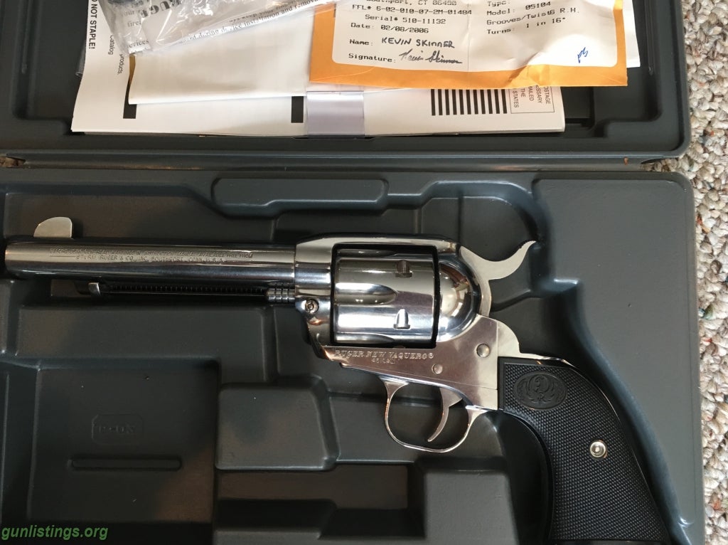 Pistols Ruger Vaquero 45 LC Stainless