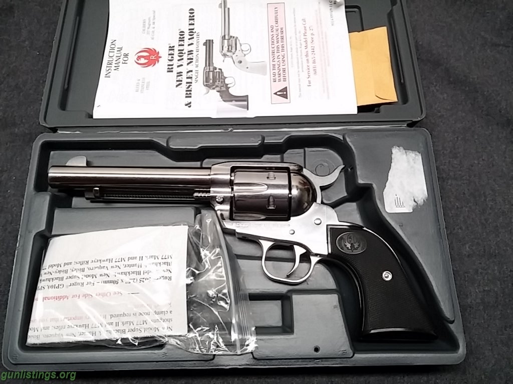 Pistols Ruger Vaquero SS 357 NIB