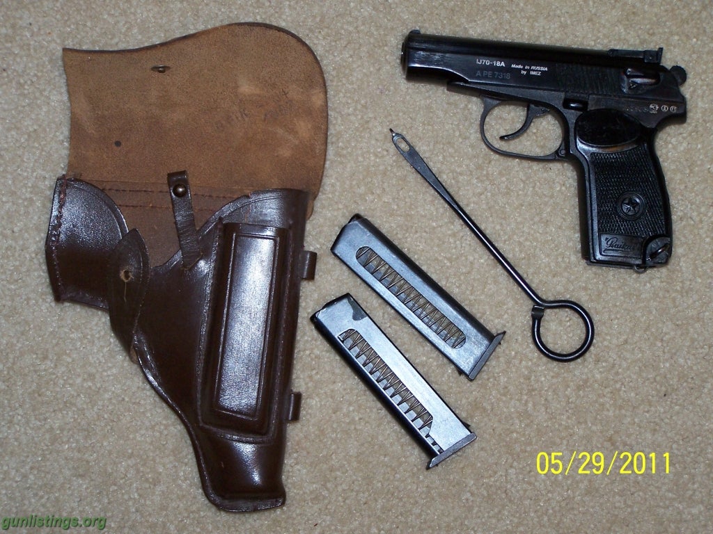 Pistols Russian Makarov 9x18mm