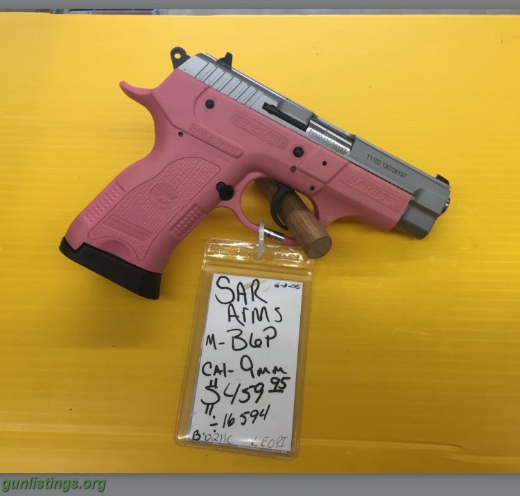 Pistols SAR ARMS PINK 9MM