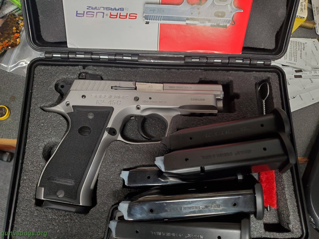 Gunlistings.org - Pistols Sar K2 45c Stainless