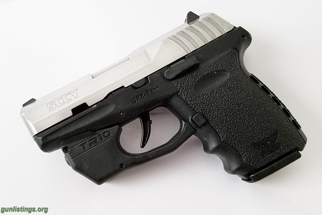 Pistols SCCY 9mm W/Green Laser