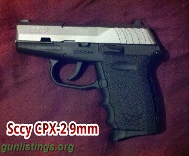 Pistols Sccy Cpx2 9mm Compact