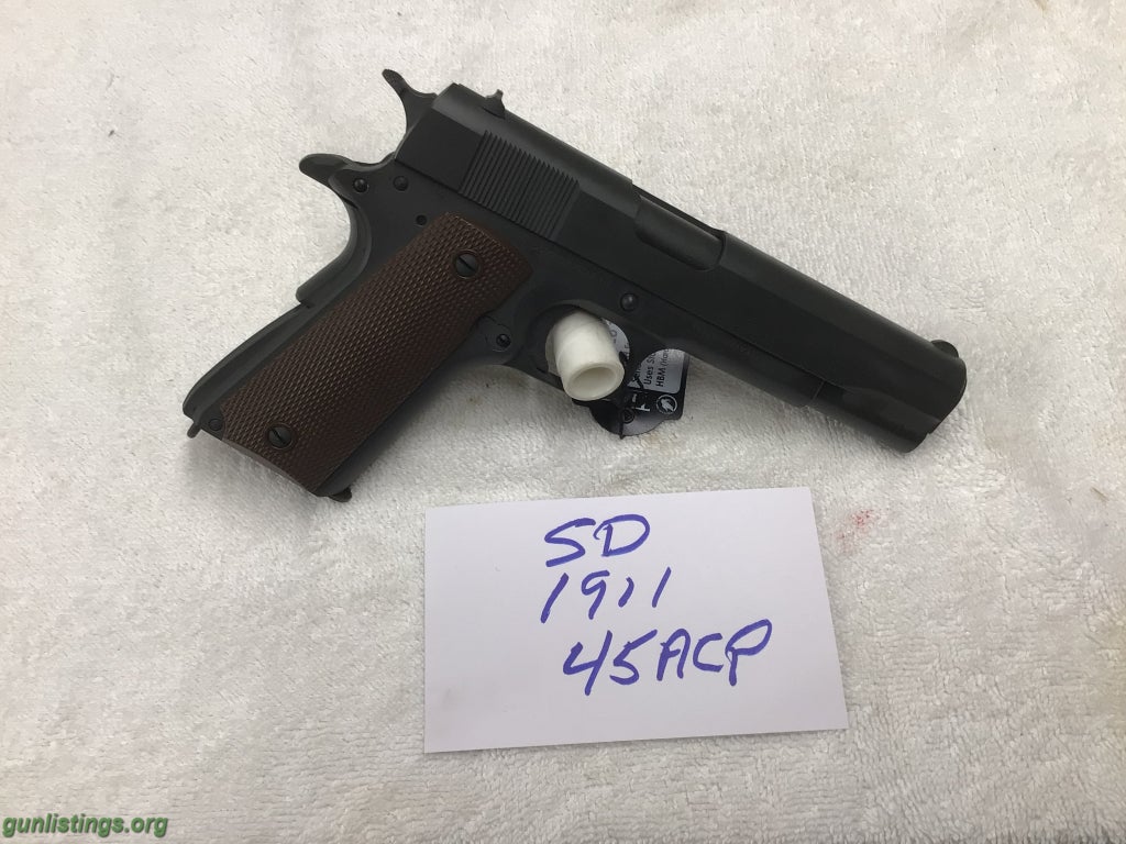 Pistols SDS Military 1911 45 Acp