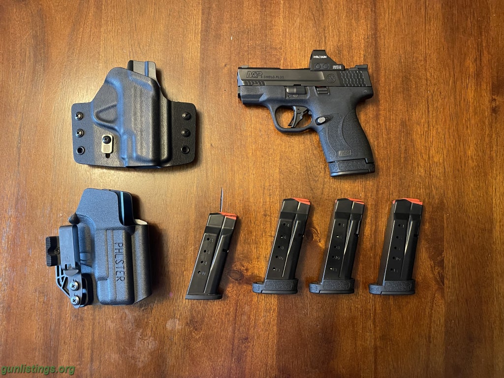 Pistols Shield Plus W/ Holosun Red Dot