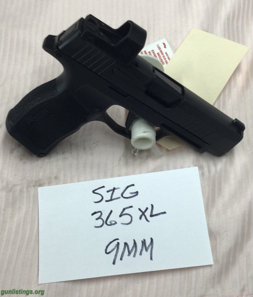 Pistols SIG 365XL 9mm With Optics