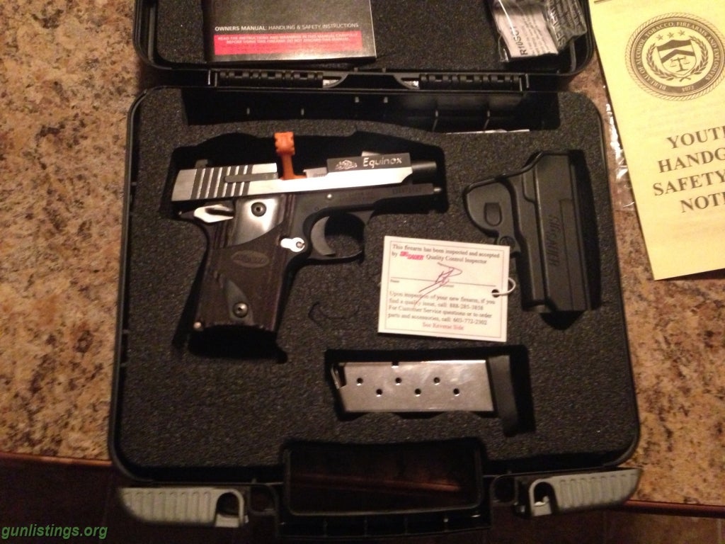 Pistols Sig 938 Equinox 9mm New