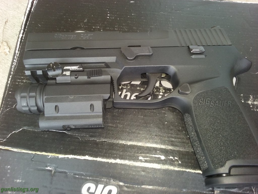 Pistols Sig 9mmw/laser And Flashlight