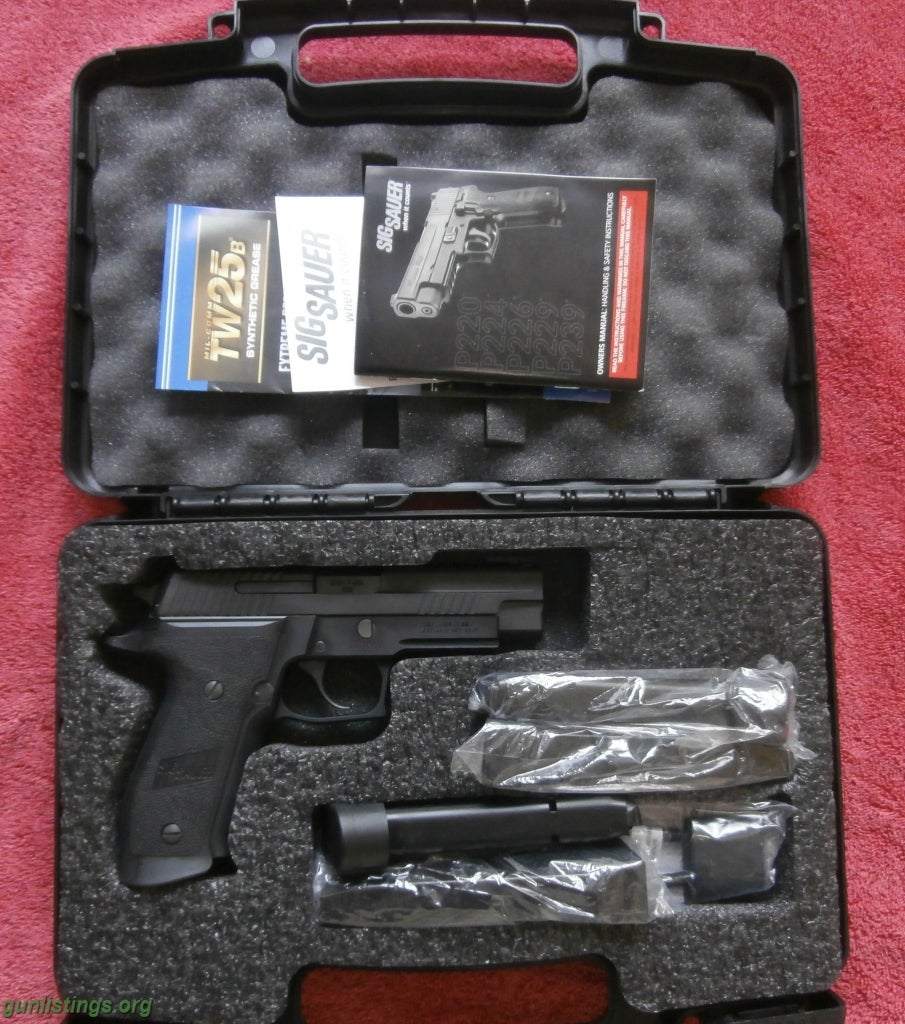 Pistols Sig P226 TACOP, 4 (20 Round Mags), New Never Fired