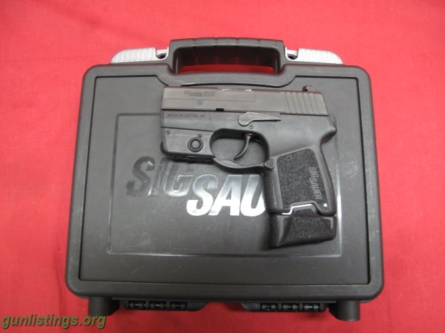 Pistols Sig P290 9mm With Laser Attachment And Extras