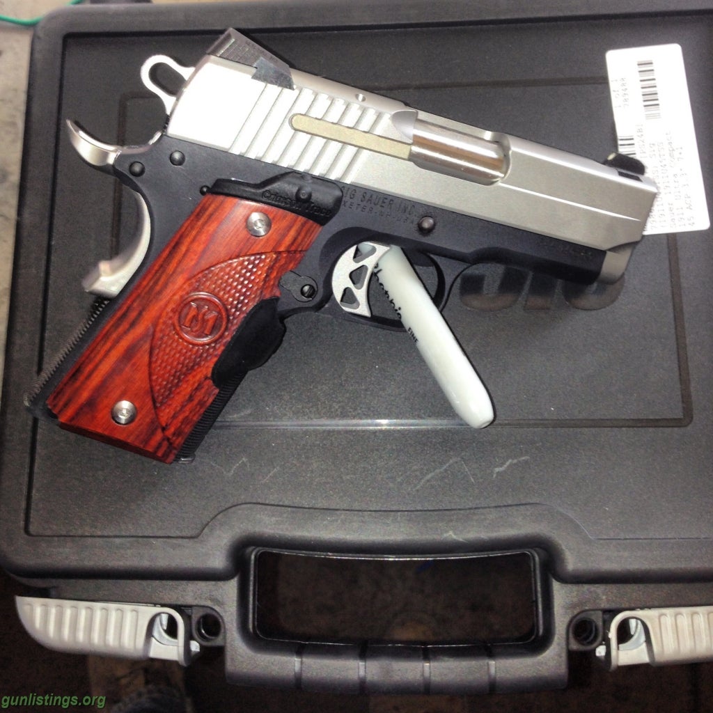 Pistols Sig Sauer 1911 Ultra Compact W/ Crimson Trace