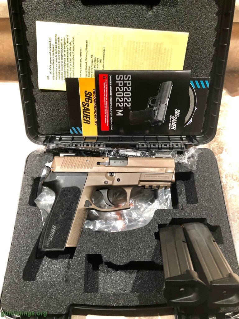 Pistols Sig Sauer P2022 9mm Pistol