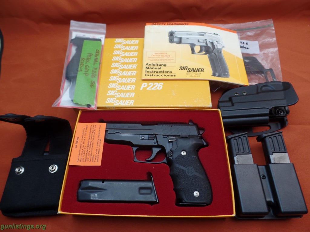 Pistols Sig Sauer P226 West German - 1987 W/ Box & Accessories