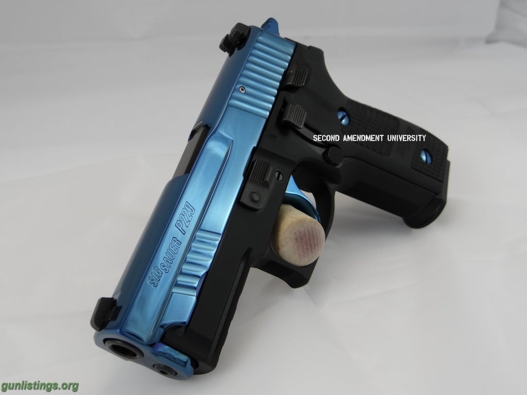 Pistols Sig Sauer P229 Blue Piranha