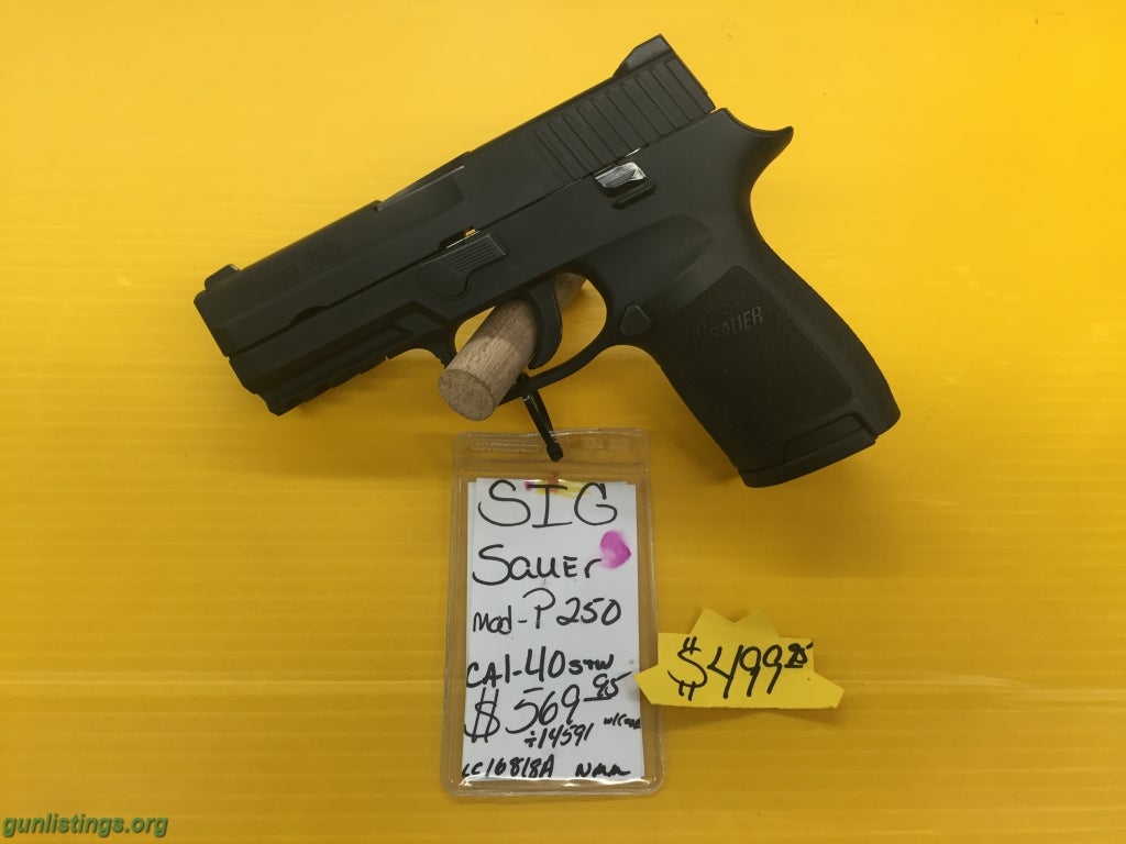 Pistols SIG SAUER P250