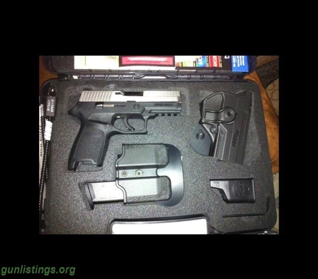 Pistols Sig Sauer P250 Diamond Plate 9mm Tac Pac