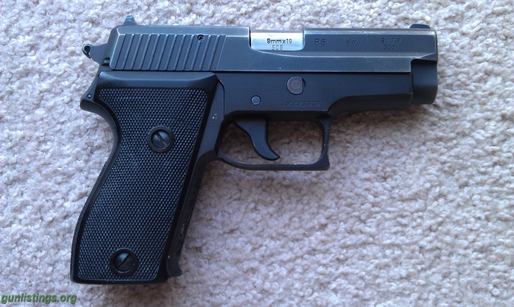 Pistols Sig Sauer P6 Excellent Condition