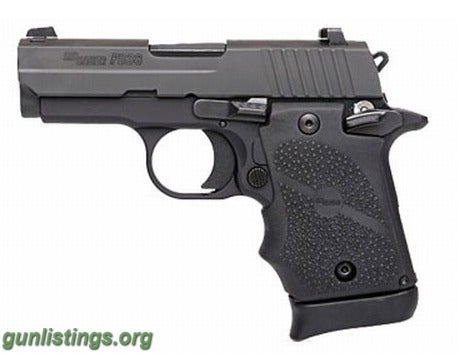 Pistols Sig Sauer P938 9M Rubber Grip