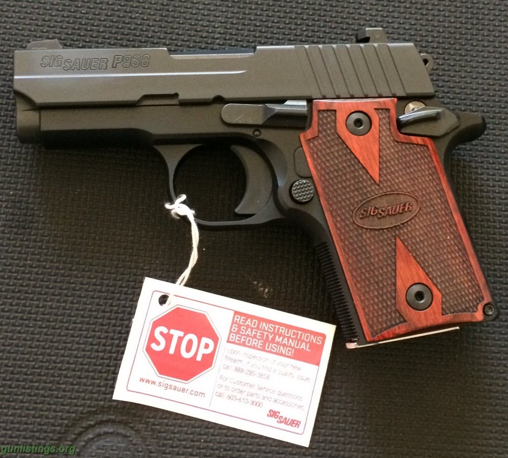 Pistols Sig Sauer P938 Rosewood