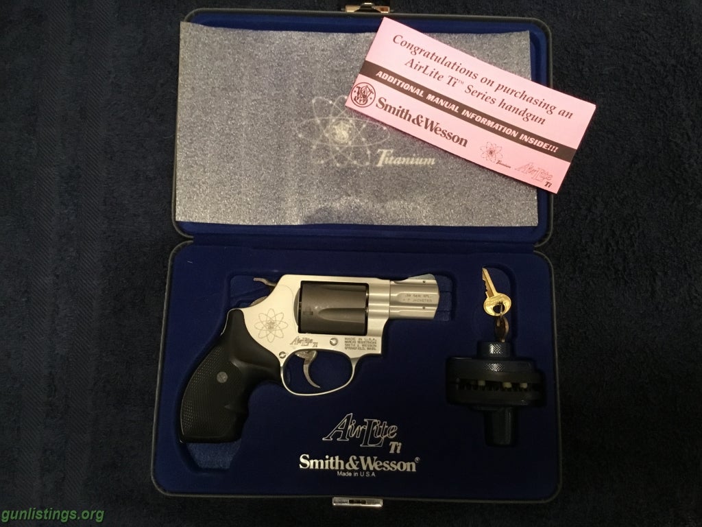 Pistols Smith & Wesson Airlite .38s