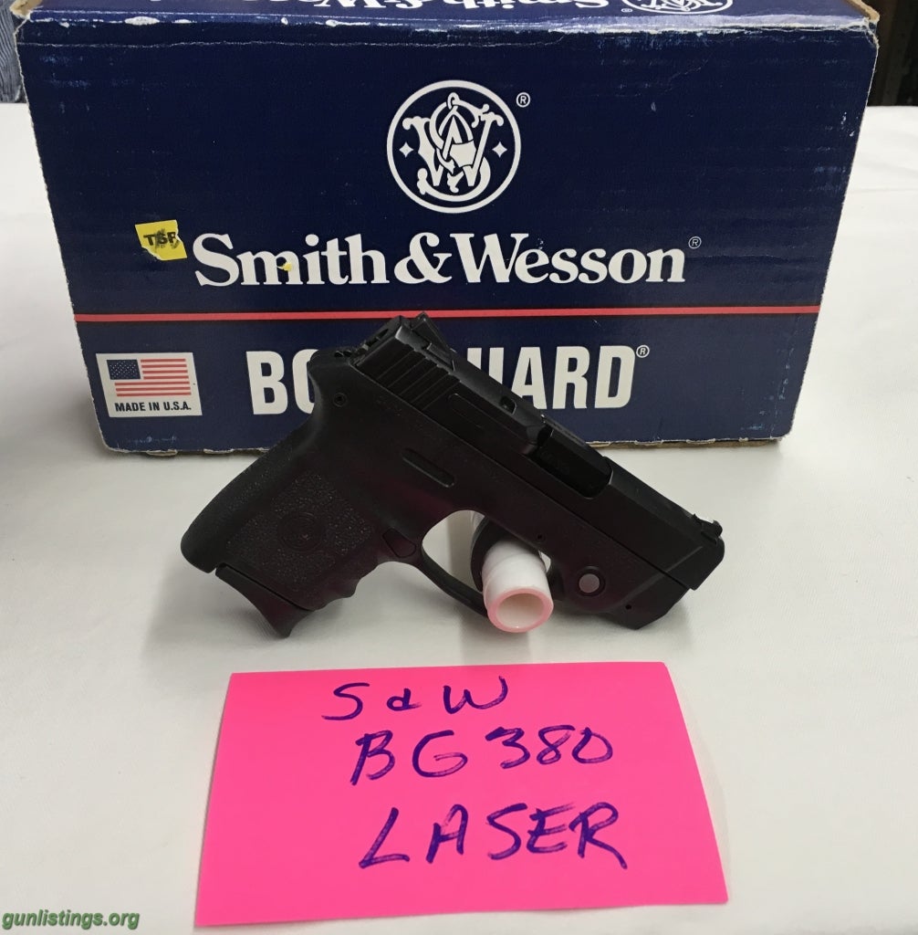 Pistols SMITH & WESSON BG380 With LASER