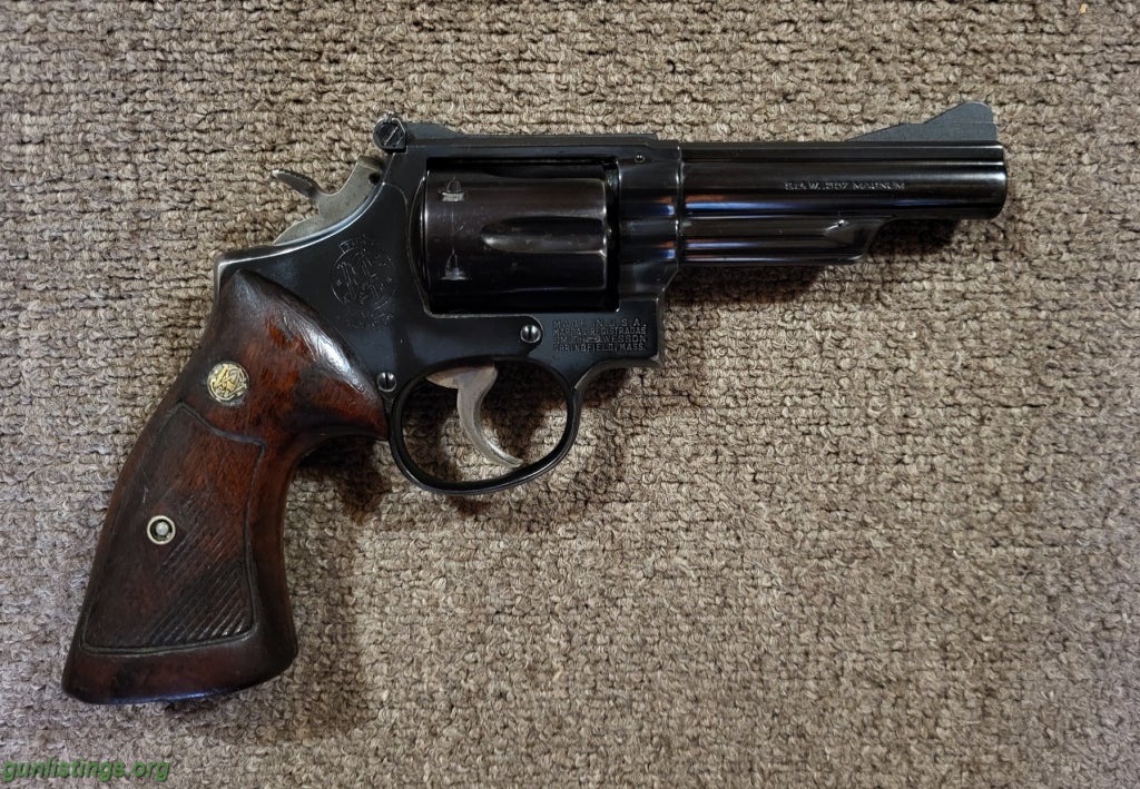 Pistols Smith & Wesson Pre Model 19 357 Revolver