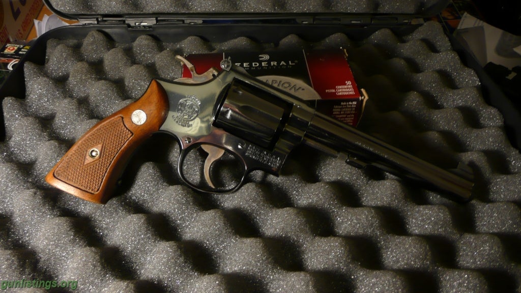 Pistols Smith And Wesson Model 14-2 Customized  Target Master