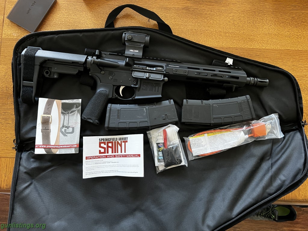 Gunlistings Org Pistols Springfield Armory Saint Ar Pistol Blk