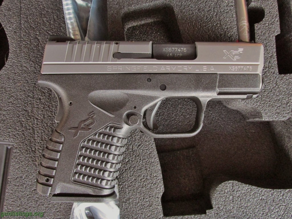 Pistols Springfield Model XDS Pistol, 45 ACP, BiTone,Excel Cond