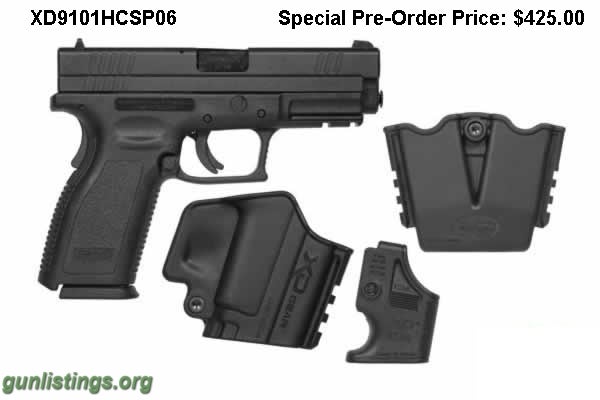 Pistols Springfield XD9101 **NEW